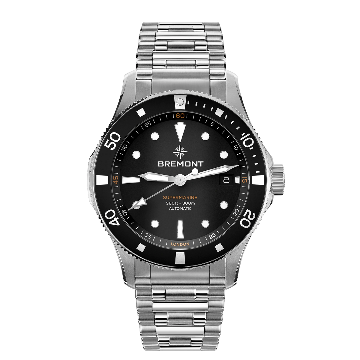 Bremont Supermarine 300M Date SM40-DT-SS-BK-B
