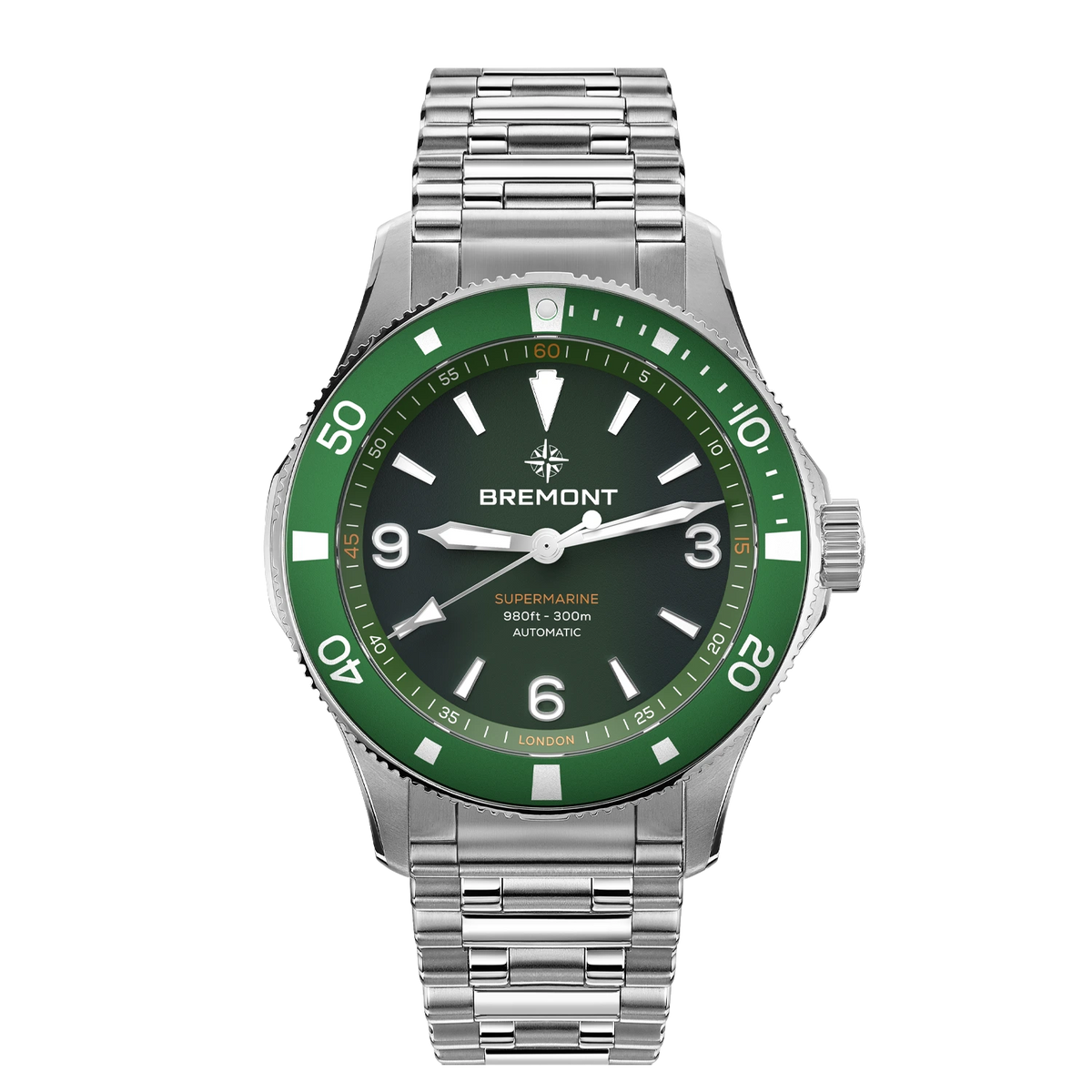 Bremont Supermarine 300M SM40-ND-SS-GN-B