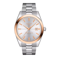 Tissot Gentleman Powermatic 80 Silicium Solid 18K Gold bezel T927.407.41.031.00