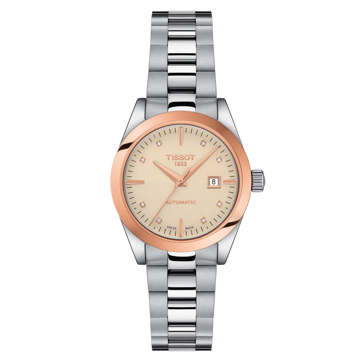 Tissot T-My Lady Automatic 18K Gold Bezel T930.007.41.266.00