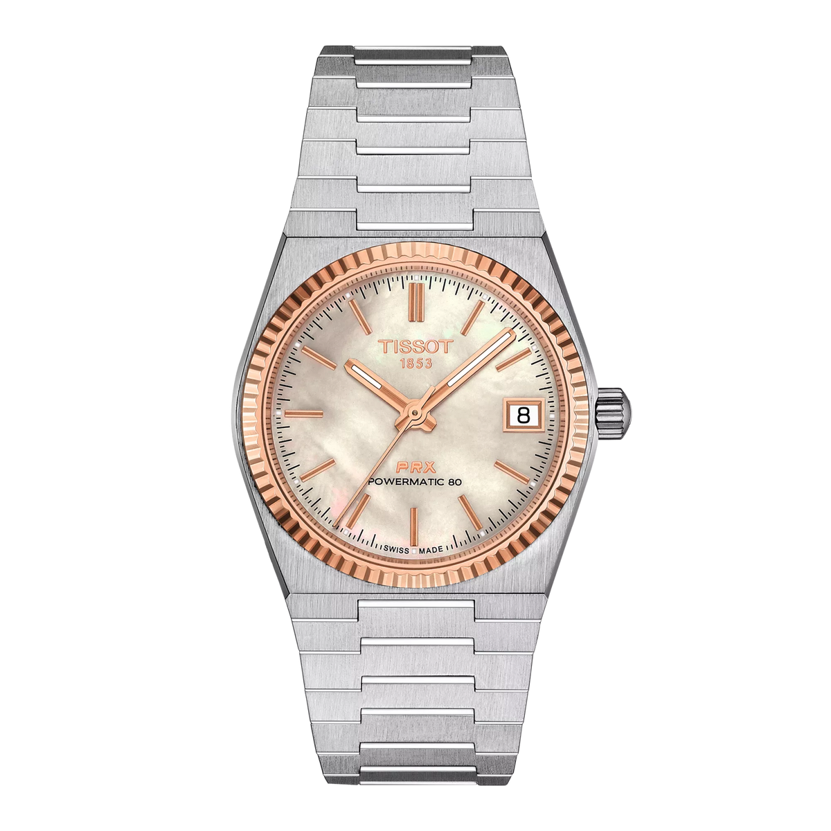 Tissot PRX Powermatic 80 35mm Steel and 18K Gold Bezel T931.207.41.111.00