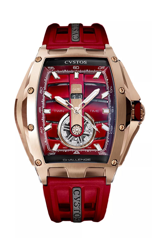 Twin-Time 5N Red Gold Bordo Dial A01108.4128001