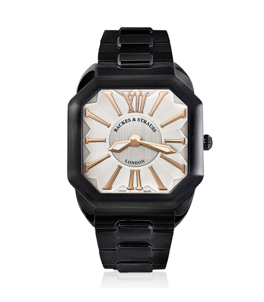 Backes & Strauss W1 PM Mechanical Watch W1.BY40.STPVD.WWR.SS