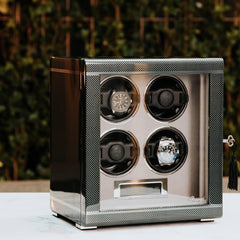 Formula Quad Watch Winder - Carbon Fibre W564