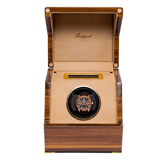 Perpetua III Single Watch Winder - Walnut W581-NL