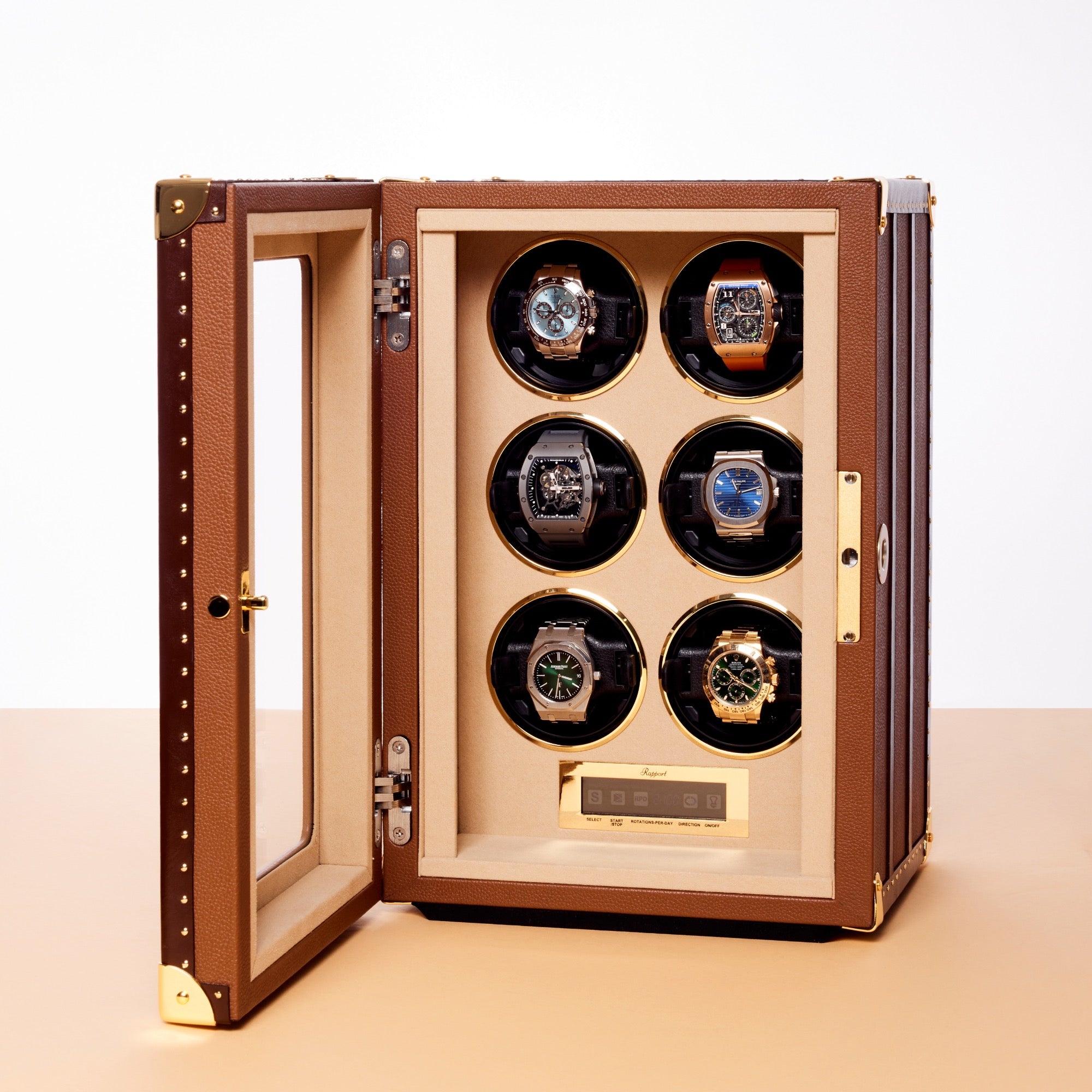 Romer Six Watch Winder - Brown W646