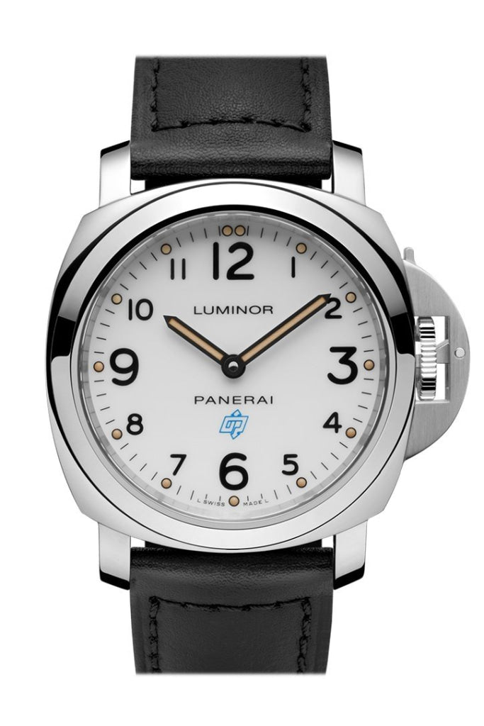 Panerai Luminor Base Logo Acciaio 44mm White Dial Men's Watch PAM00630