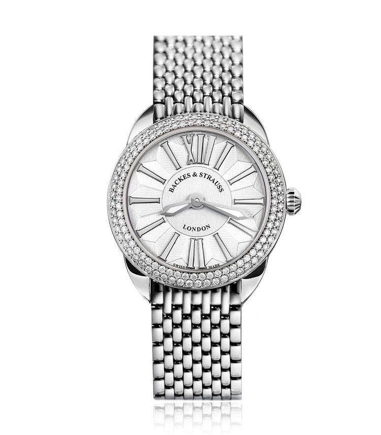 Backes & Strauss Mayfair 33 SP SS Mechanical Watch REN.MAYFAIR33D2R.ST.WWR