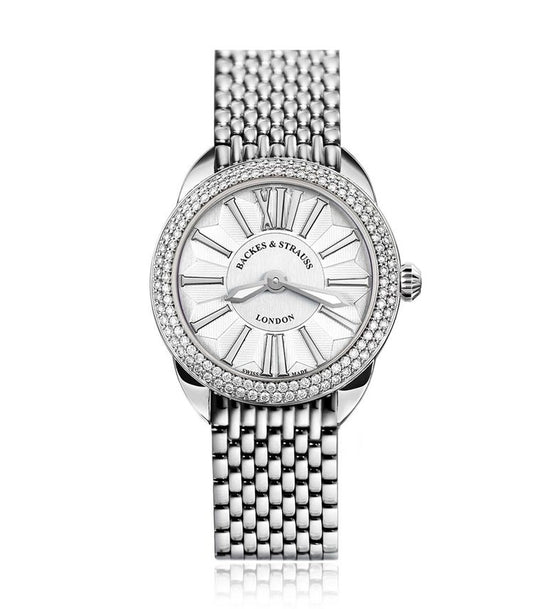 Backes & Strauss Mayfair 33 SP SS Mechanical Watch REN.MAYFAIR33D2R.ST.WWR