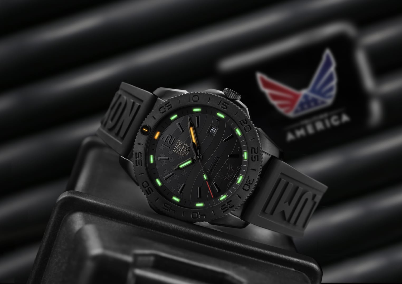 Luminox Volition America Continuum 250 Dive Watch, 44 mm, Limited Edition XS.3121.BO.VOL.N