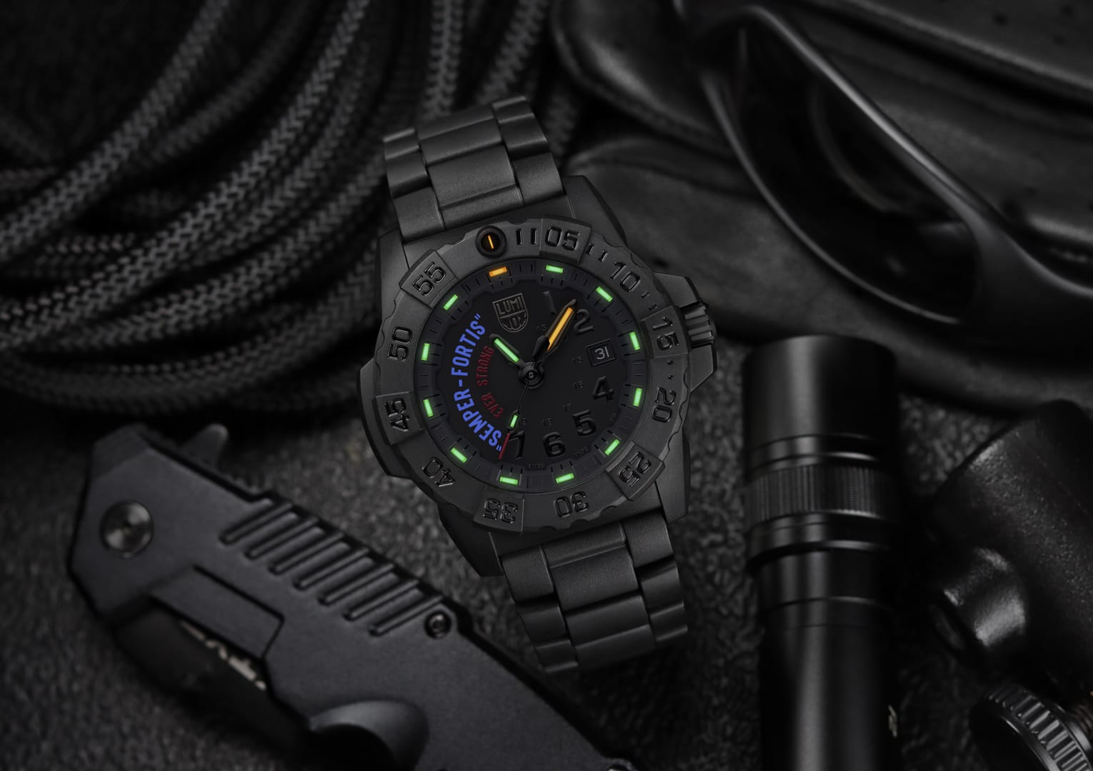 Luminox Navy SEAL 3500 Semper Fortis Military Dive Watch XS.3515.N