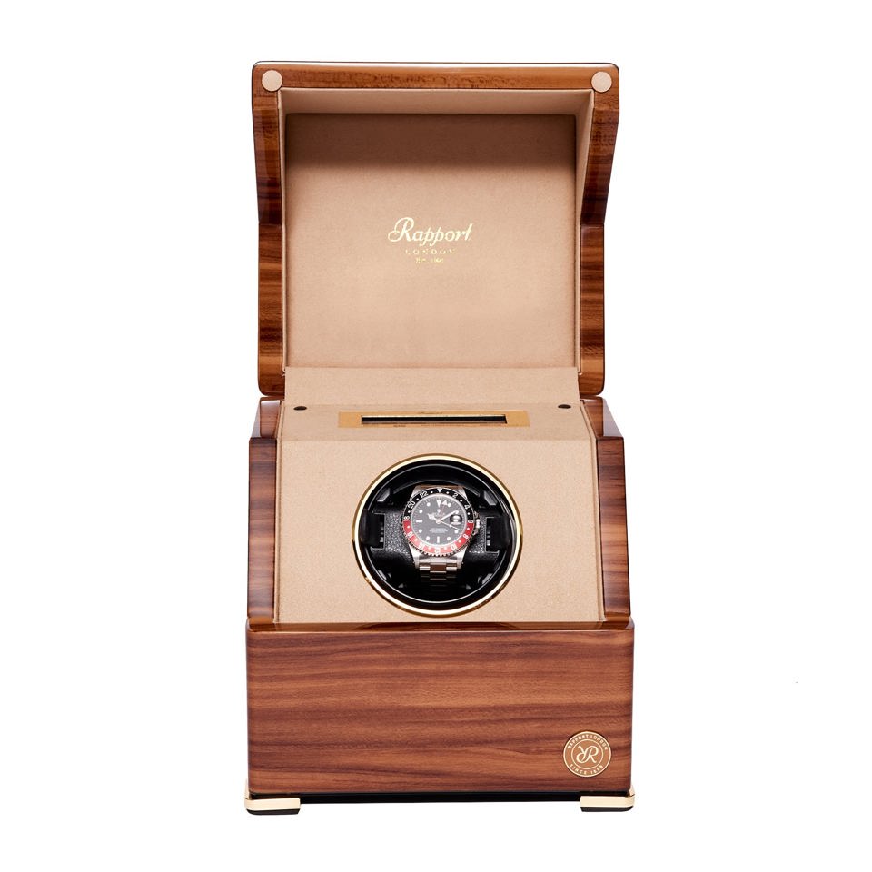 Perpetua III Single Watch Winder - Walnut W581