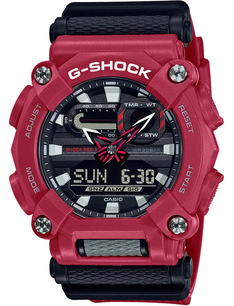 Casio G-Shock GA900-4A Heavy Duty Ana-Digital Red