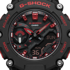 G-Shock GA2200BNR-1A Ignite Red Line Ana-Digi Black Red