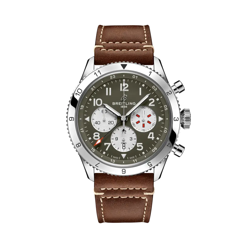 Super AVI B04 Chronograph GMT 46 Curtiss Warhawk AB04452A1L1X1