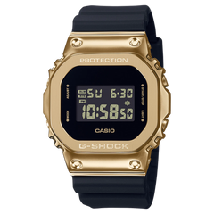 G-Shock GM5600G-9 Metal Clad Black and Gold Digital Square