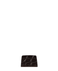 Matte Dark Brown Alligator Flank Stitchless Strap
