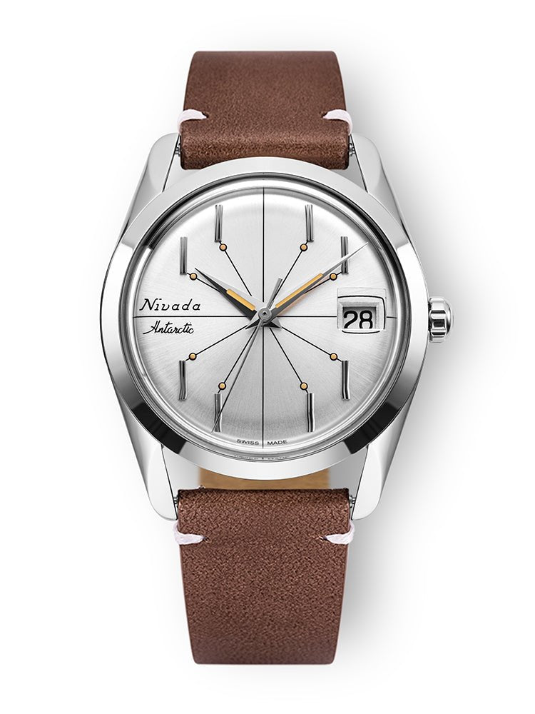 Nivada Antarctic Spider Silver 35mm 35012M14