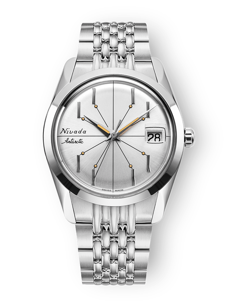 Nivada Antarctic Spider Silver 35mm 35012M04
