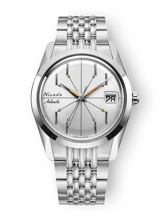 Nivada Antarctic Spider Silver 35mm 35012M04