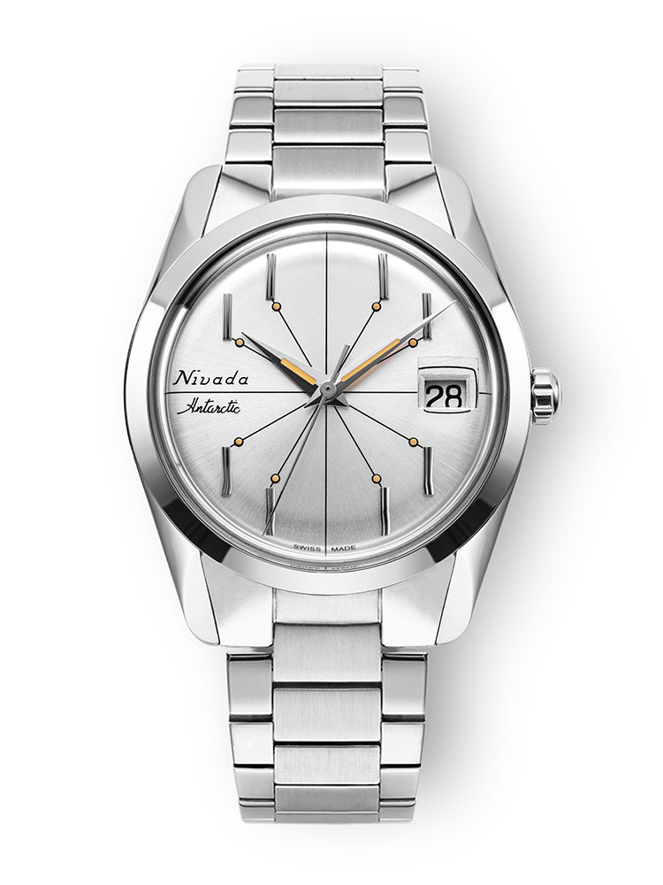 Nivada Antarctic Spider Silver 35mm 35012M20