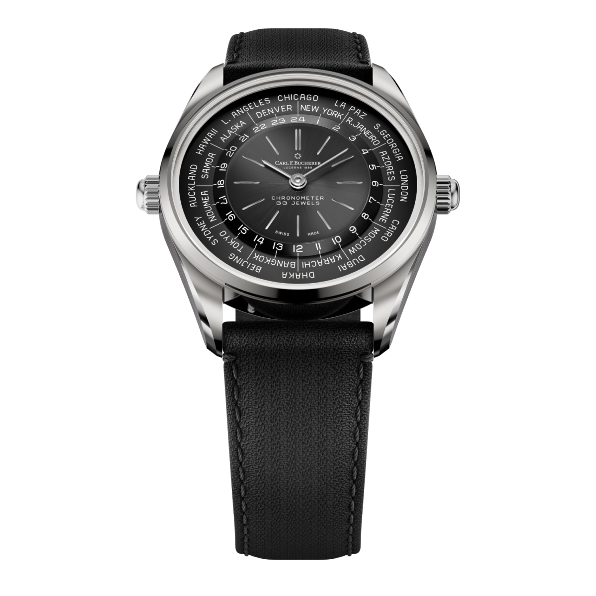 Carl F.Bucherer Heritage Worldtimer 00.10805.08.33.01