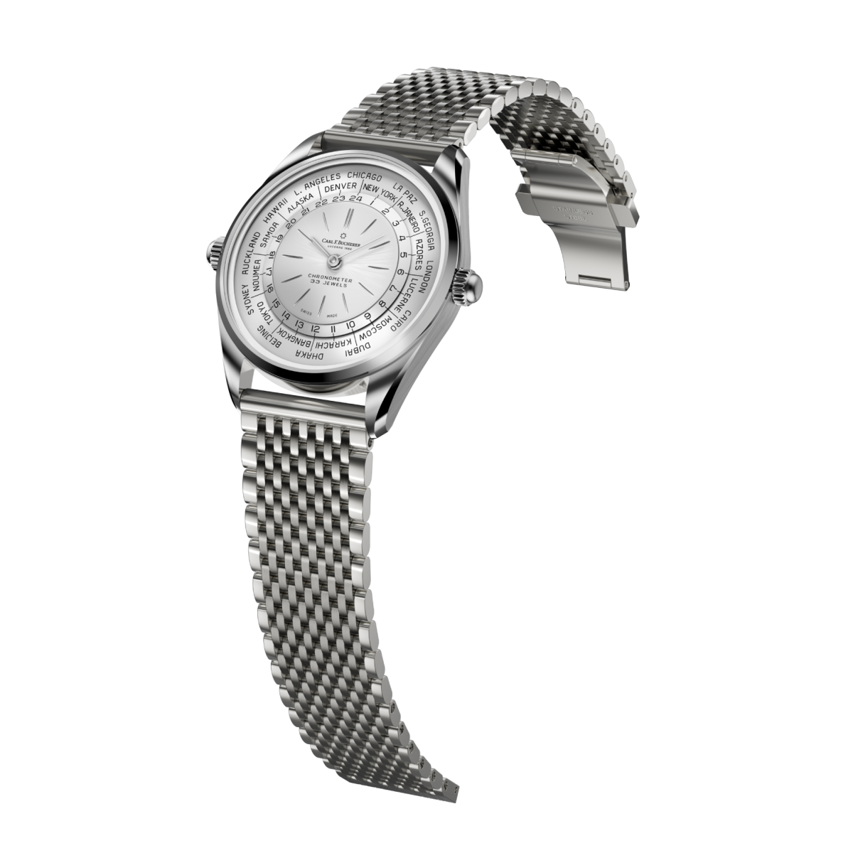 Carl F.Bucherer Heritage Worldtimer 00.10805.08.13.21