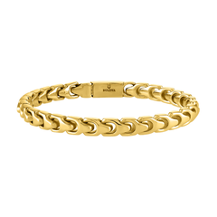 Bulova Stainless Steel Classic Jewelry Mens Bracelet BVB1081-GSTNA72