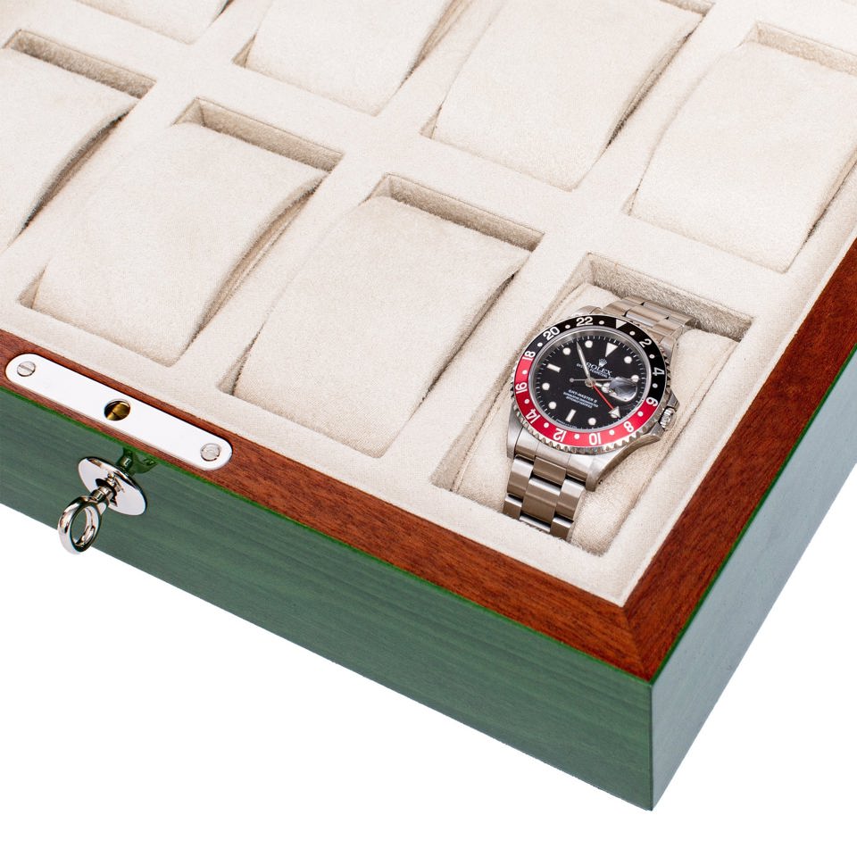 Heritage Chroma Eight Watch Box - Green L402