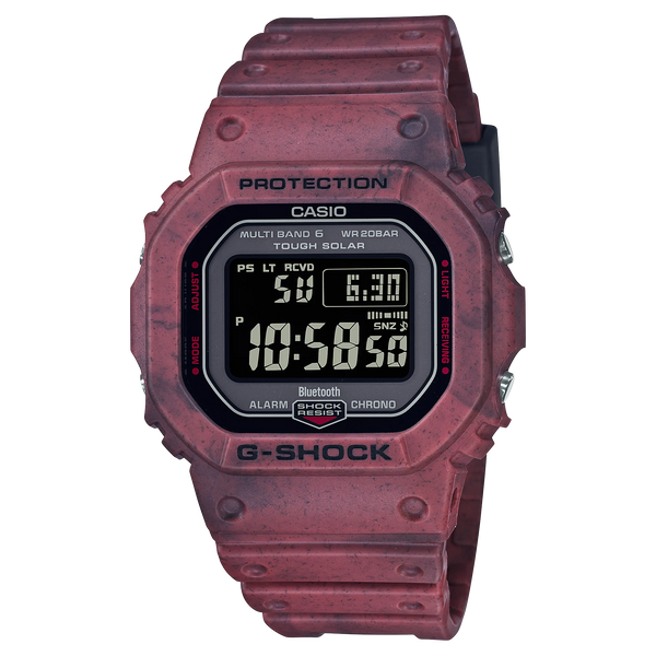 G-Shock GWB5600SL-4 Digital Wilderness Square Red Tough Solar