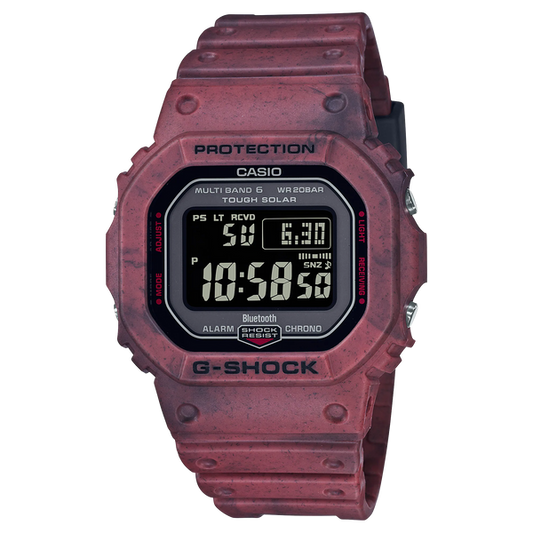 G-Shock GWB5600SL-4 Digital Wilderness Square Red Tough Solar