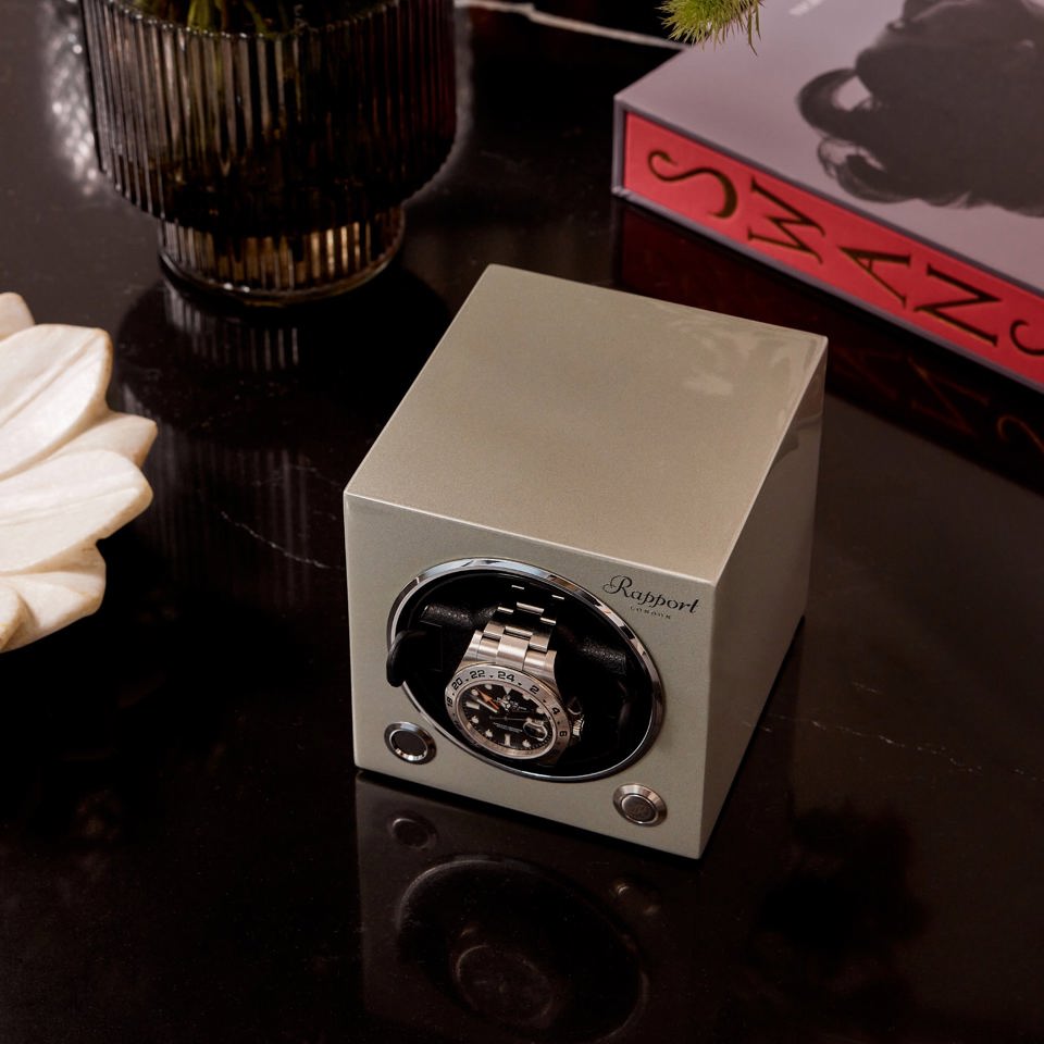 Evo Single Watch Winder - Platinum Silver EVO45