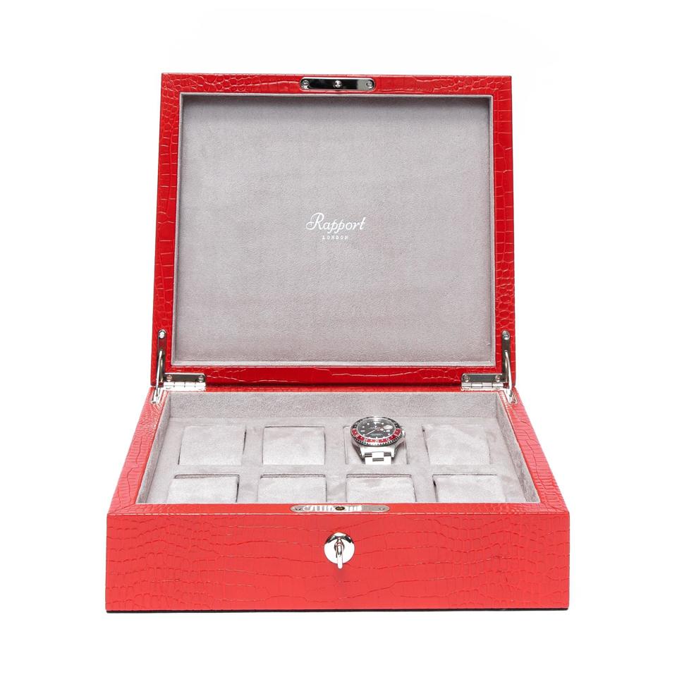 Brompton Eight Watch Box - Red L267