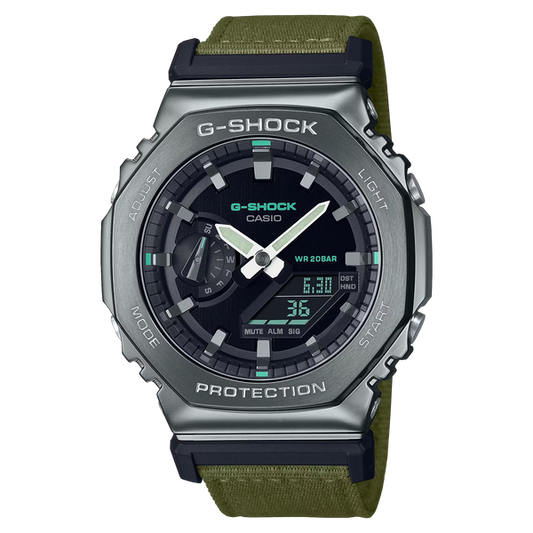 G-Shock GM2100CB-3A Utility Metal Analog-Digital Casioak Green