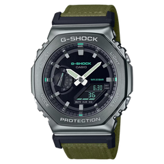 G-Shock GM2100CB-3A Utility Metal Analog-Digital Casioak Green