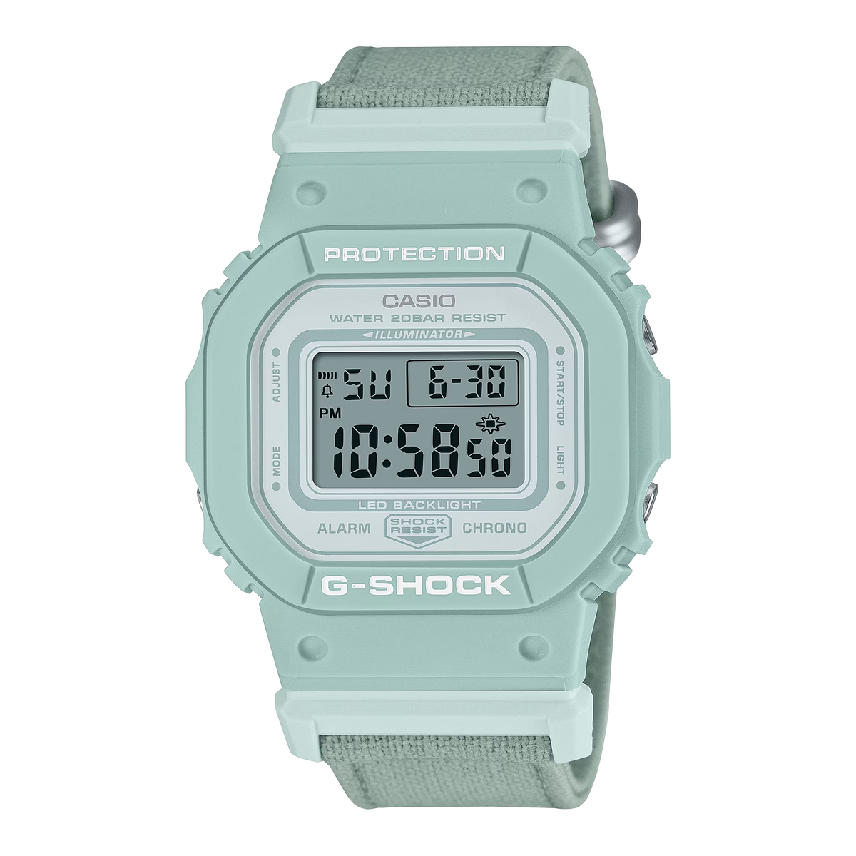 G-Shock GMDS5600CT-3 Compact Slim TRUECOTTON Pastel Blue Ladies Square