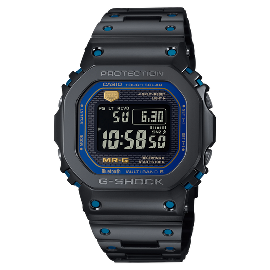 G-Shock MRGB5000BA-1 Super Titanium Square Cobalt Chrome Bluetooth Solar