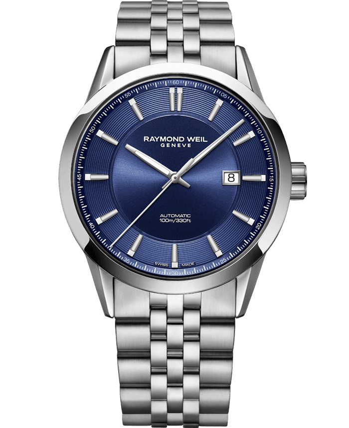 Freelancer Men's Automatic Blue Dial Stainless Steel Bracelet Watch, 42mm 2731-ST-50001