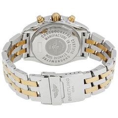 Breitling Chronomat Two tone prof bracelet gold accents on dial pre owned watch B1335812/H505.361D