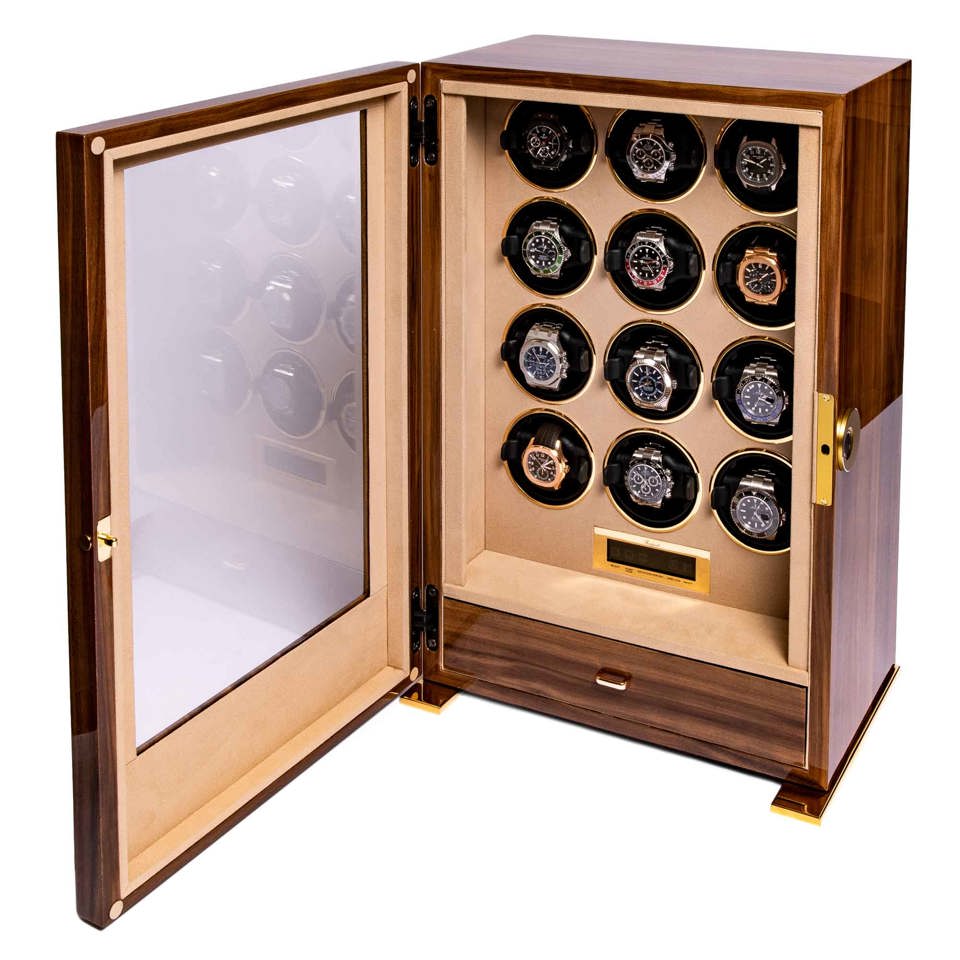 Paramount Twelve Watch Winder - Walnut W312