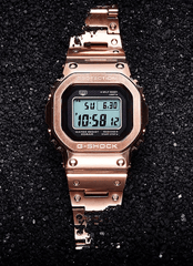 G-Shock GMWB5000GD-4 Rose Gold Full Metal Square