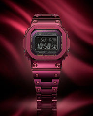 Casio G-Shock GMWB5000RD-4 Red Ion-Plated Full Metal 2Way Time Sync