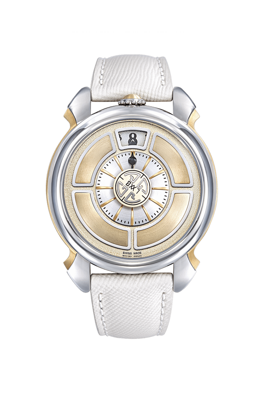 Gaga Labormatic Champagne dial with gold accents watch CH-01-061