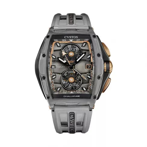 Challenge Chrono GMT Dark Grey Steel / Nardo Watch B01110.4102001