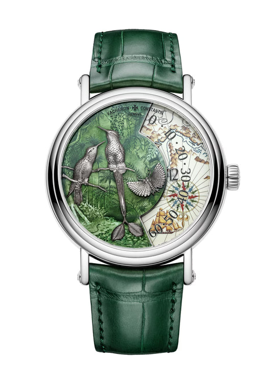 Métiers d'Art Tribute to Explorer Naturalists - Terre de feu 7500U/000G-B993 41 mm White Gold