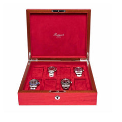 Heritage Chroma Eight Watch Box - Red L421