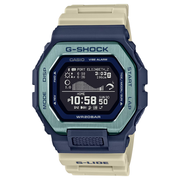 G-Shock GBX100TT-2 MOVE G-Lide Wave Monochrome Beige