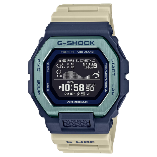 G-Shock GBX100TT-2 MOVE G-Lide Wave Monochrome Beige