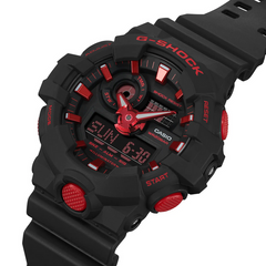 G-Shock GA700BNR-1A Ignite Red Line Ana-Digi Black Red