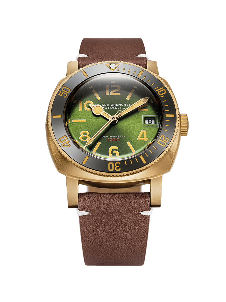 nivada-depthmaster-bronze-green-14132a14